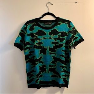 Proenza Schouler Silk Jacquard Knit Top